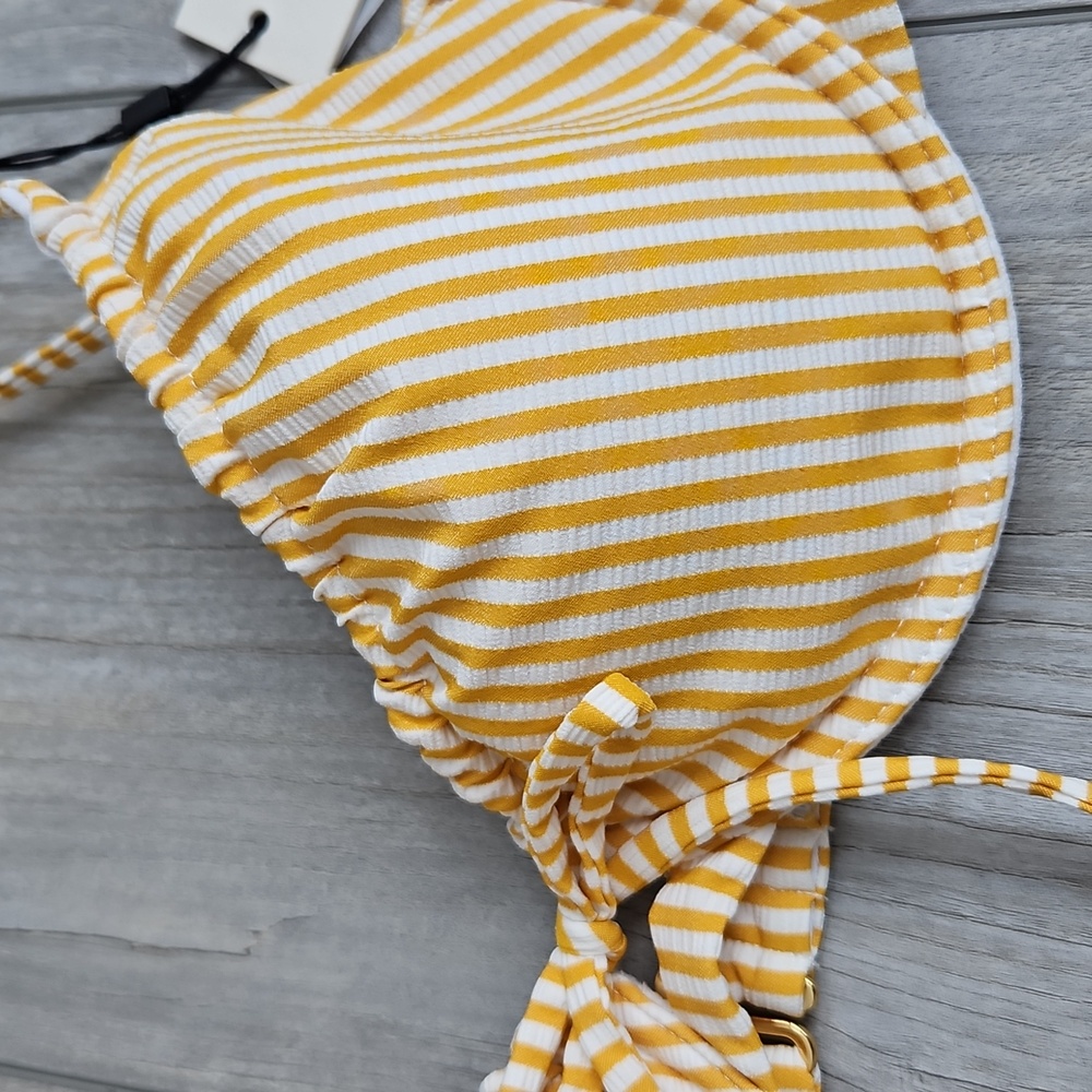 Montce Yellow Striped Bikini Set - Picture 7 of 10